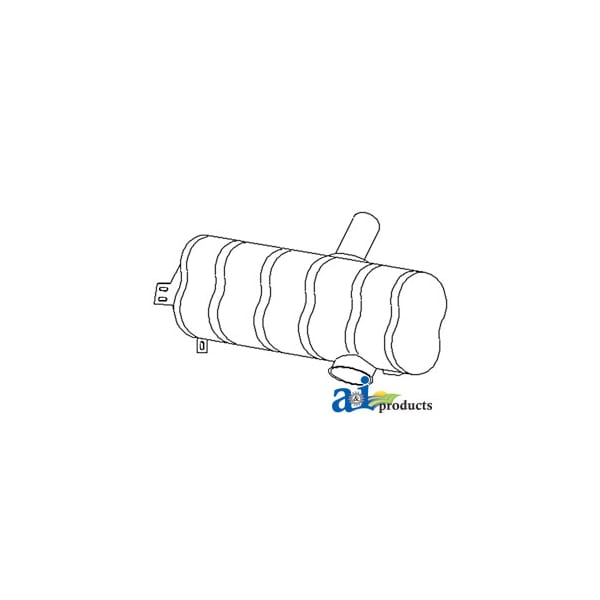 Muffler (Underhood) 22" x9" x16"
